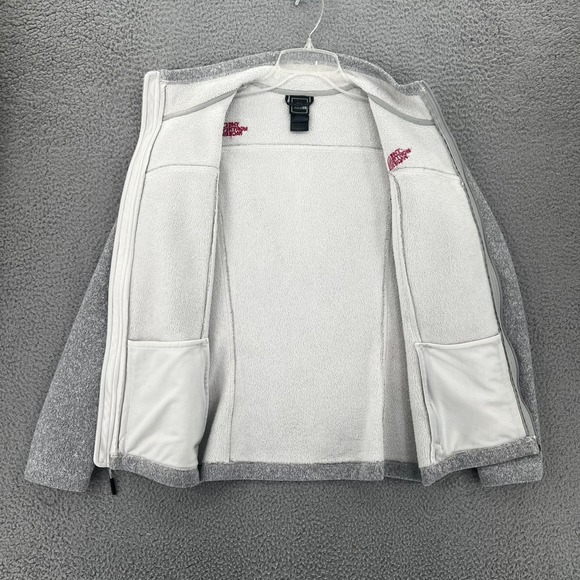 The North Face Molly Full-Zip Fleece Jacket Womens Large Gray Soft Stretch - Picture 2 of 16